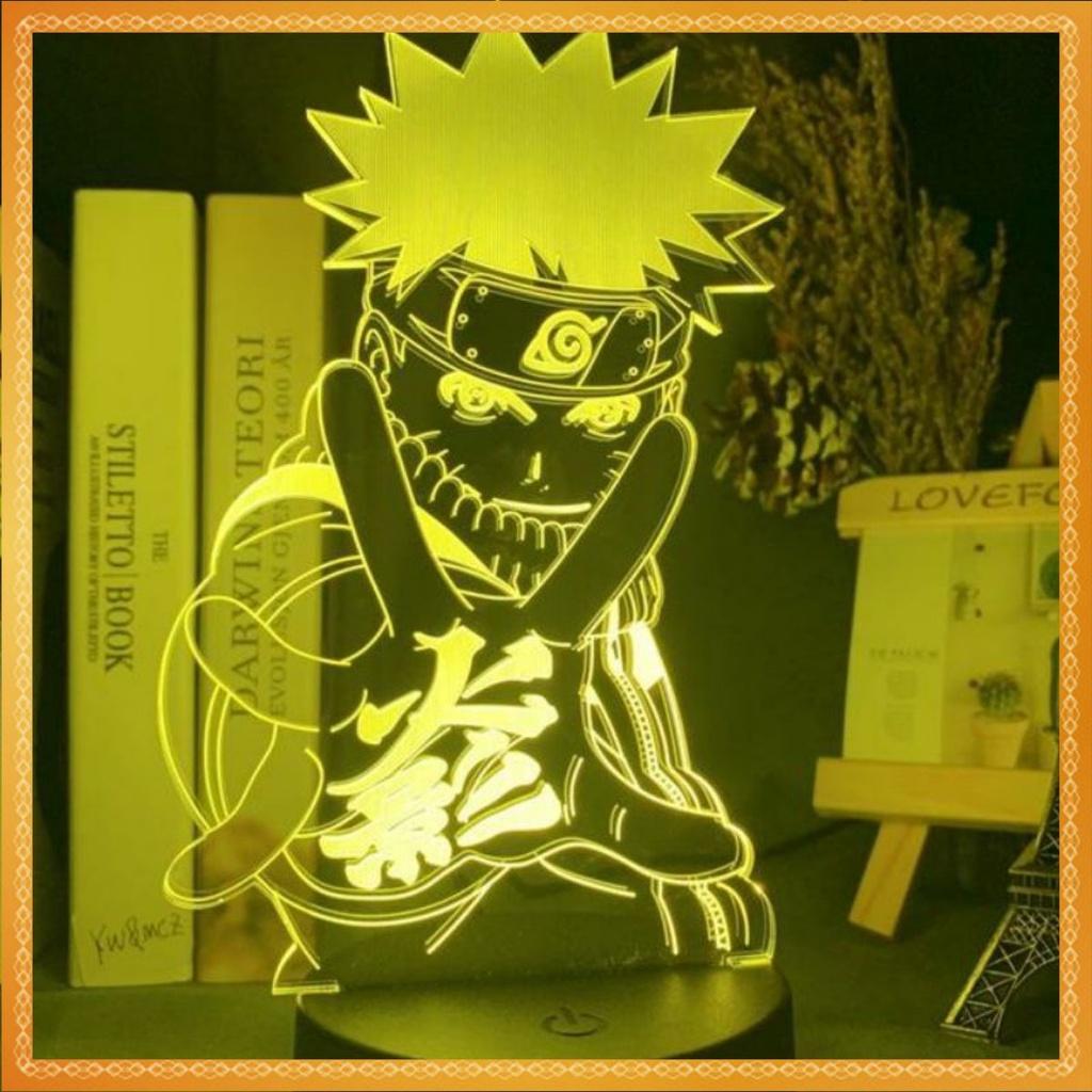 Đèn Lamp 3D Naruto Shippuden đèn ngủ đèn bàn trang trí