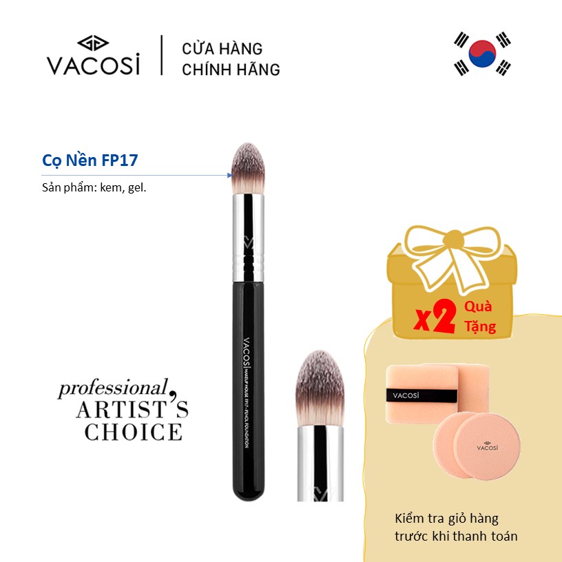 Cọ Nền Đầu Nhọn PRO VACOSI - FP17 Tapered Foundation