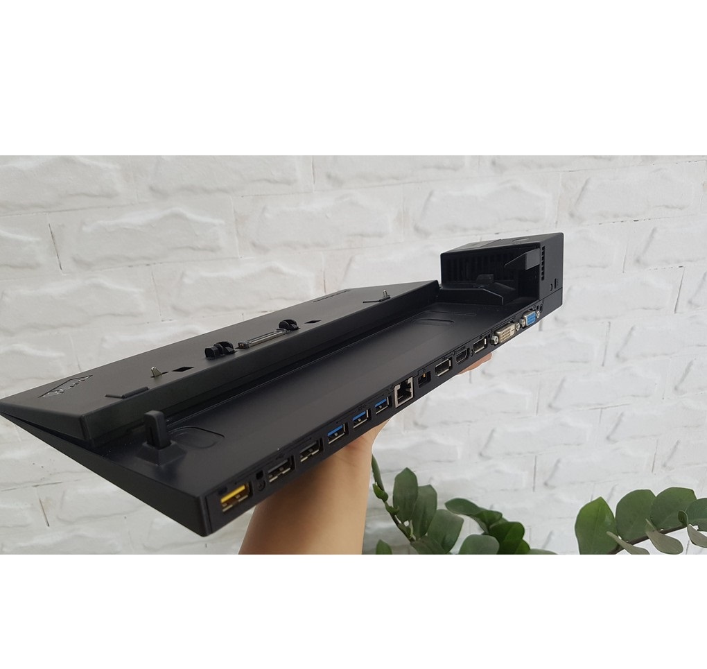 Bộ mở rộng cổng giao tiếp Lenovo Docking station (Thinkpad Pro Dock) Thinkpad X240 X250 X260 X270 T440 T450 T460 T470 T570 W541 P50 P70 (Dock mở rộng kết nối cho ThinkPad) - Hàng chính hãng