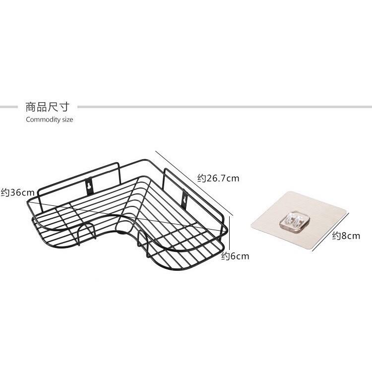 Kệ góc dán tường siêu dính trong nhà tắm ,nhà bếp siêu tiện dụng