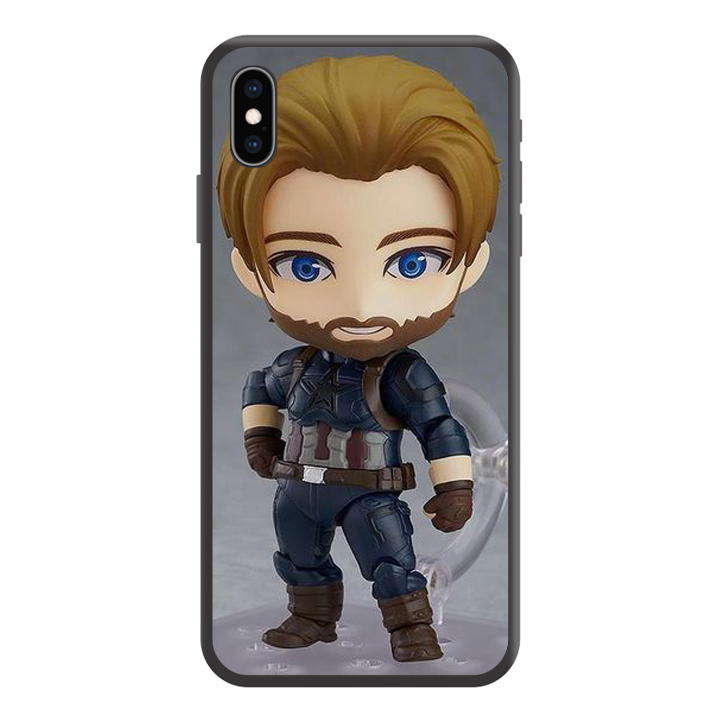 Ốp lưng điện thoại Iphone XS Max in hình Chibi Ifninity War - Cậu Bé Siêu Nhân Mẫu 13