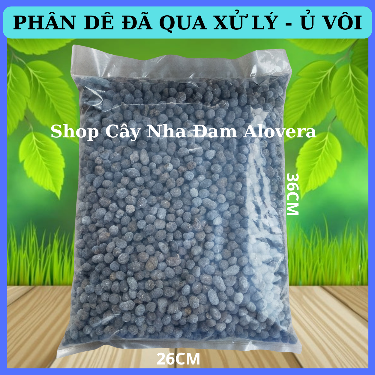 Phân Dê Bón Lan, Rau Sạch, Cây Cảnh Đã Qua Xử Lý (1KG)