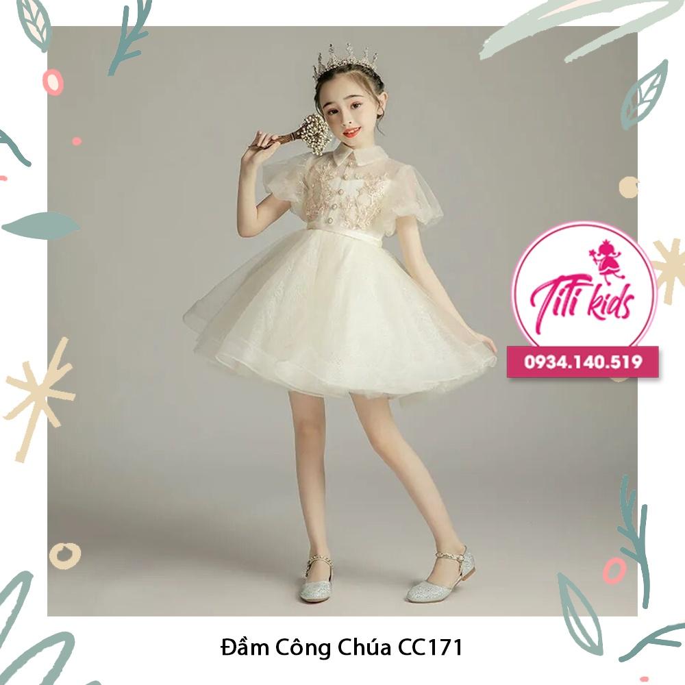 Đầm Váy Công Chúa Cho Bé Gái Cao Cấp BELLE NGẮN - CC171