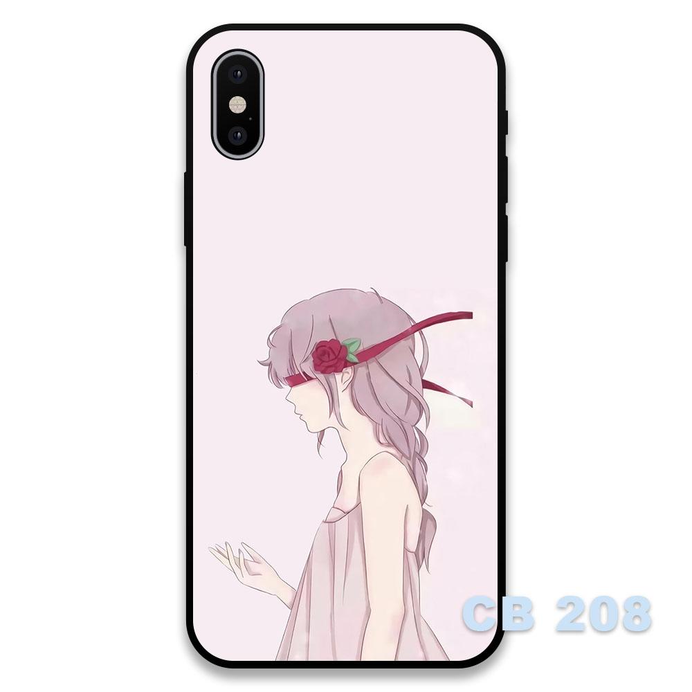 Ốp điện thoại chống sốc cặp đôi chibi miễn phí vận chuyển dành cho iphone 7 plus / 8 plus / se / xr / x / xs / xs max - PC124