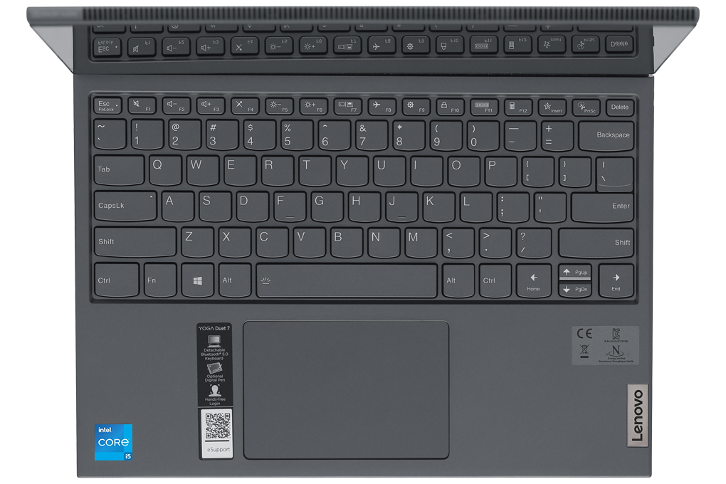 Lenovo YOGA Duet 7 13ITL6 i5 1135G7/8GB/512GB/13&quot;Q/Touch/Pen/Win10/(82MA000PVN)/Xám - Hàng chính hãng