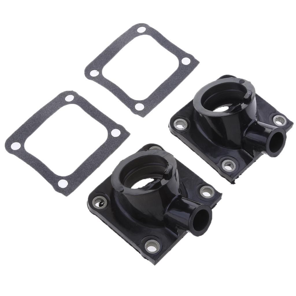 2 Pieces Carburetor Interface Adapter Intake Manifold Rubber Interface