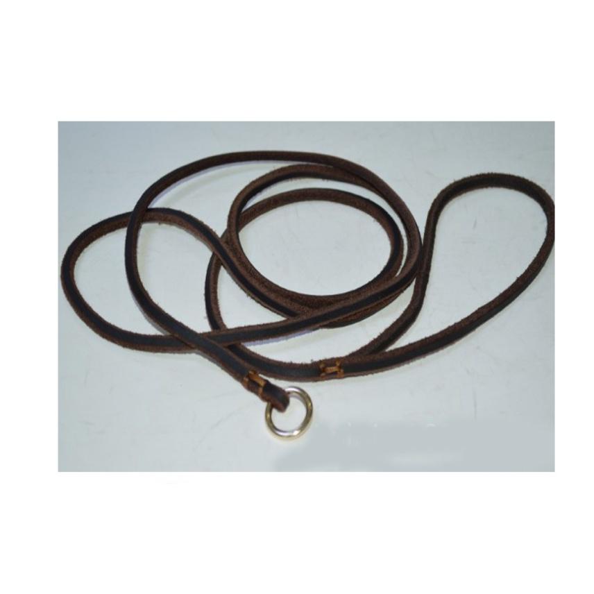 Dây da bản bé dắt show chó nhỏ bản 0.6cm