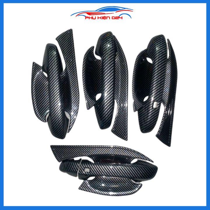 Ốp tay hõm Cerato 2019-2020-2021-2021 vân carbon, mạ crom chống trầy bảo vệ cửa xe ô tô