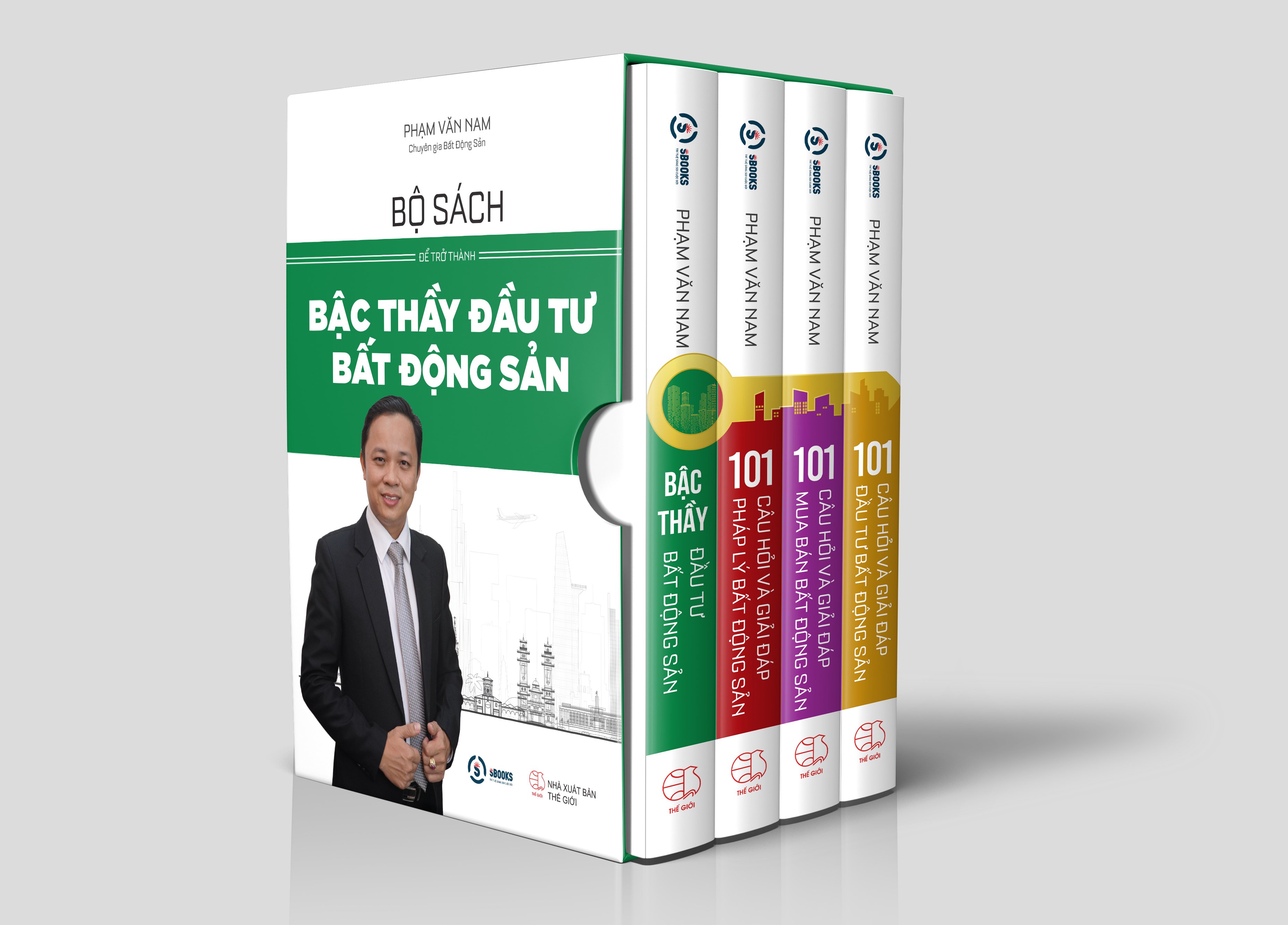 Combo sách bậc thầy đầu tư đầu tư bất động sản - Tác giả Phạm Văn Nam ( Tái bản 2022)