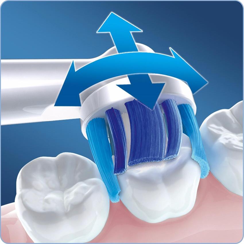 Cho máy Oral B Braun, bộ 4 Đầu Bàn Chải đánh răng điện thay thế MIHOCO EB28-P New Sensitive, làm sạch cao răng, cho nướu nhạy cảm