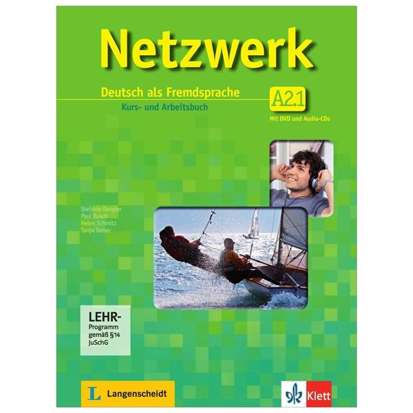Netzwerk A2: Deutsch als Fremdsprache / Deutsch als Fremdsprache. Kurs- und Arbeitsbuch mit DVD und 2 Audio-CDs