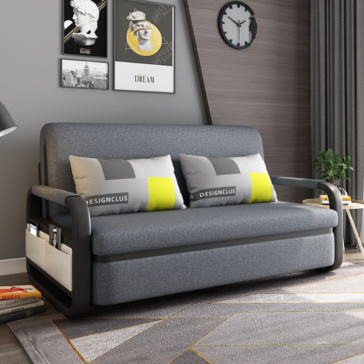 Giường Ngủ Thông Minh Gấp Gọn Đa Năng Khung Sơn Tĩnh Điện Nệm Bọt Biển - Giường Sofa Gấp Gọn Đa Năng - Sofa Giường Gấp Kiêm Ghế Phong Cách Hàn Quốc