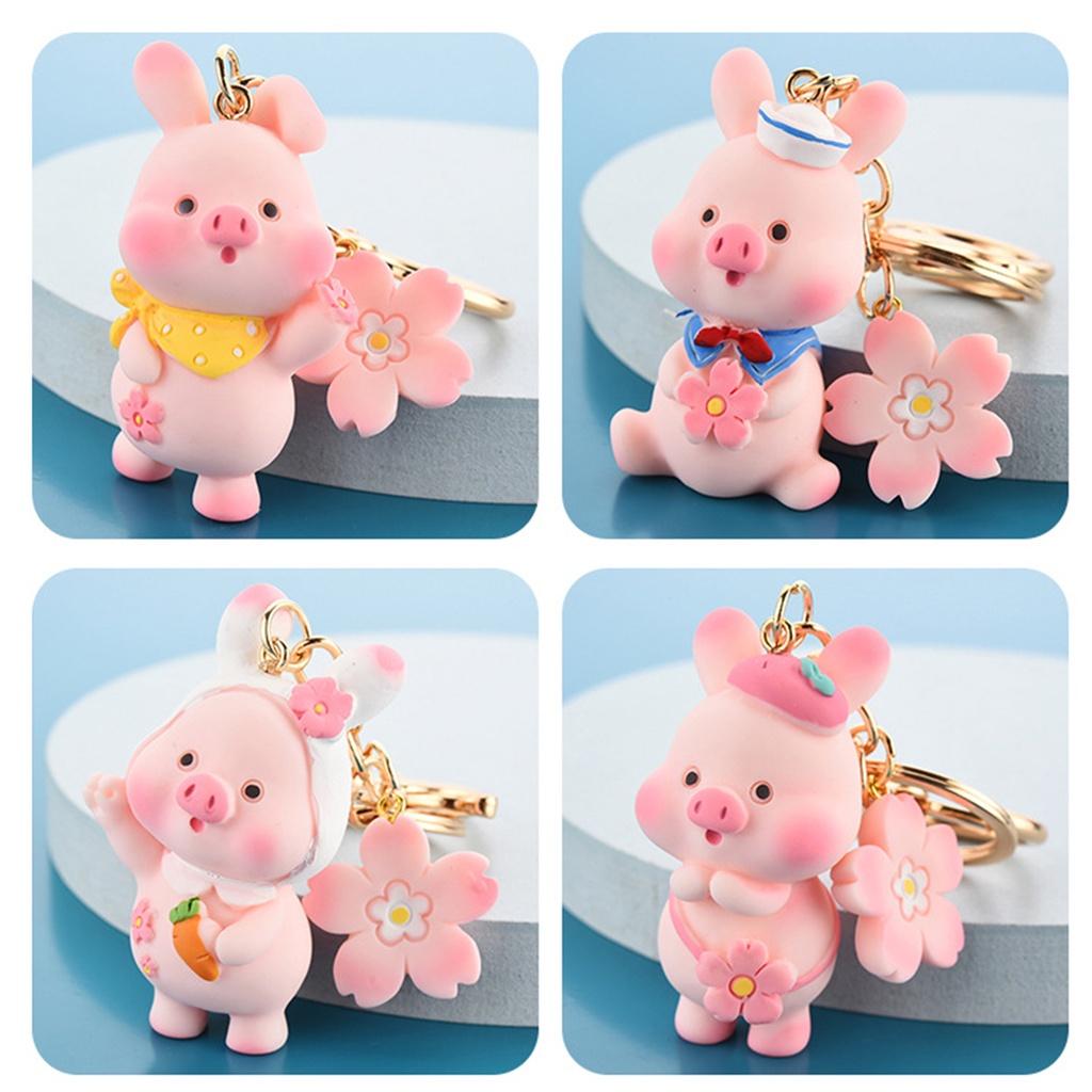 PVN46660 Móc khóa hình heo con xinh xắn dễ thương