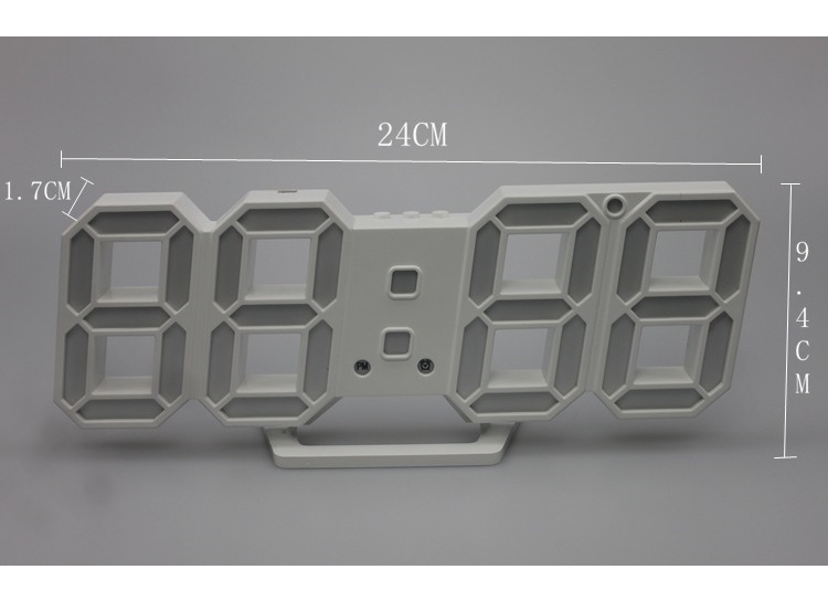 Đồng hồ LED ATENS kiểu dáng hiện đại đa chức năng trang trí nhà cửa sang trọng.
