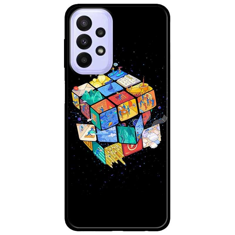 Ốp lưng dành cho Samsung A23 4G - A53 5G - A73 mẫu Rubik Vũ Trụ