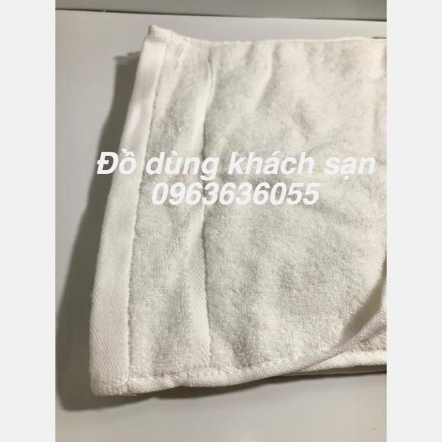 Combo 5 khăn mặt trắng 30x50cm