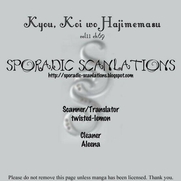 kyou, koi wo hajimemasu - mộng mơ đầu đời chapter 69 2