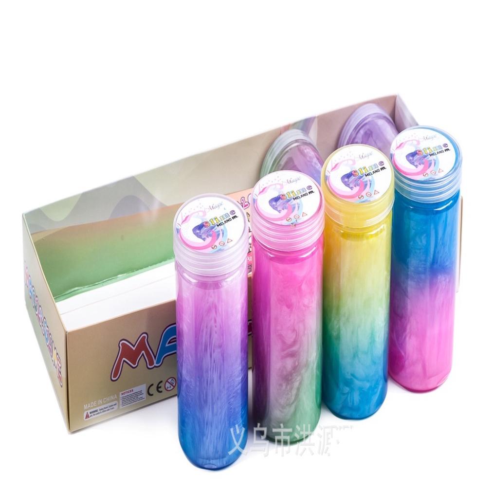 SLIME BÌNH BÙN MŨI phối màu kết hợp GALAXY ĐẶC LOẠI TO tuyệt đẹp xây dựng quái gở tuyệt hảo công cụ giải trí Slam Gudeta