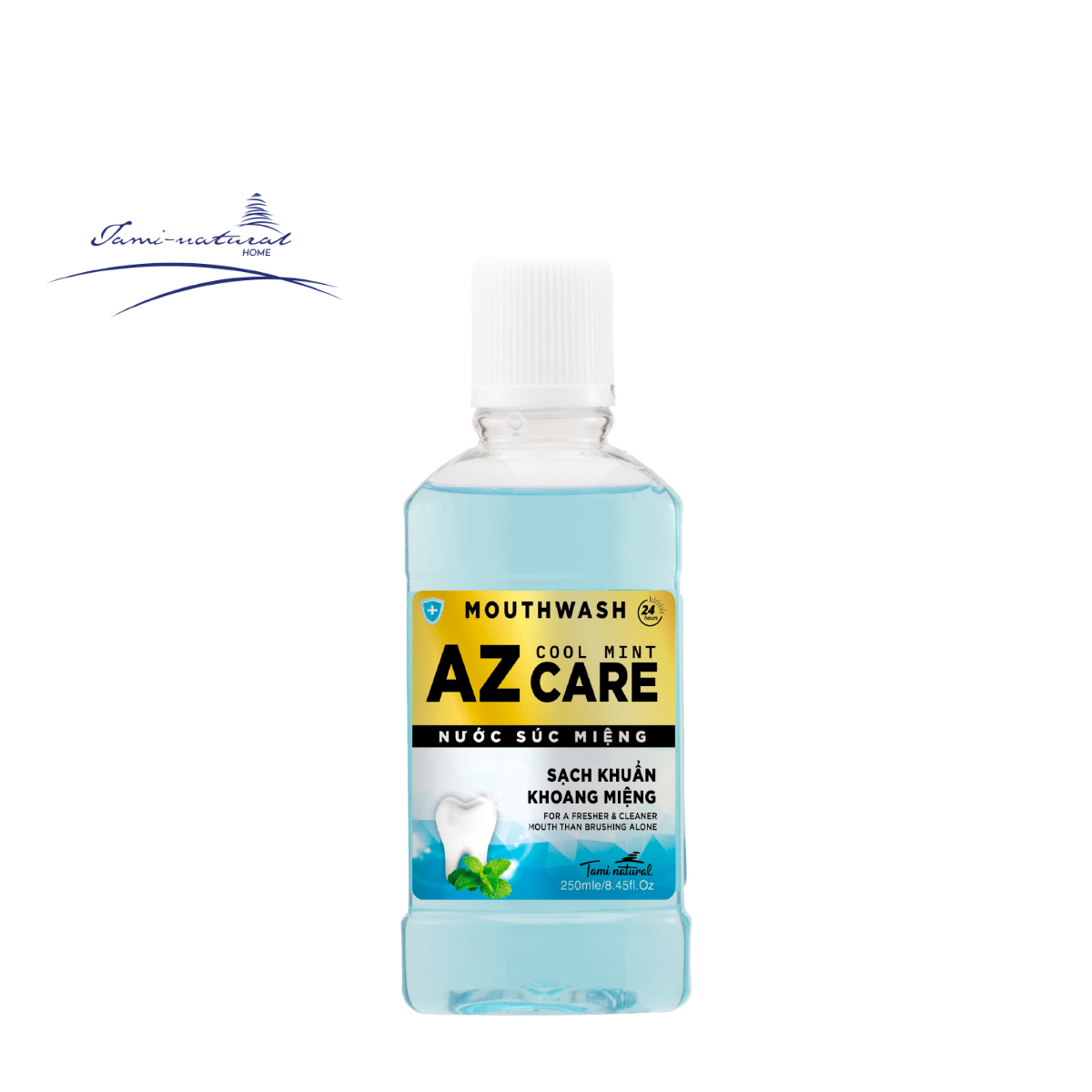 Nước súc miệng hương bạc hà diệt khuẩn, ngừa sâu răng đến 99,9% - AZ Care Cool Mint