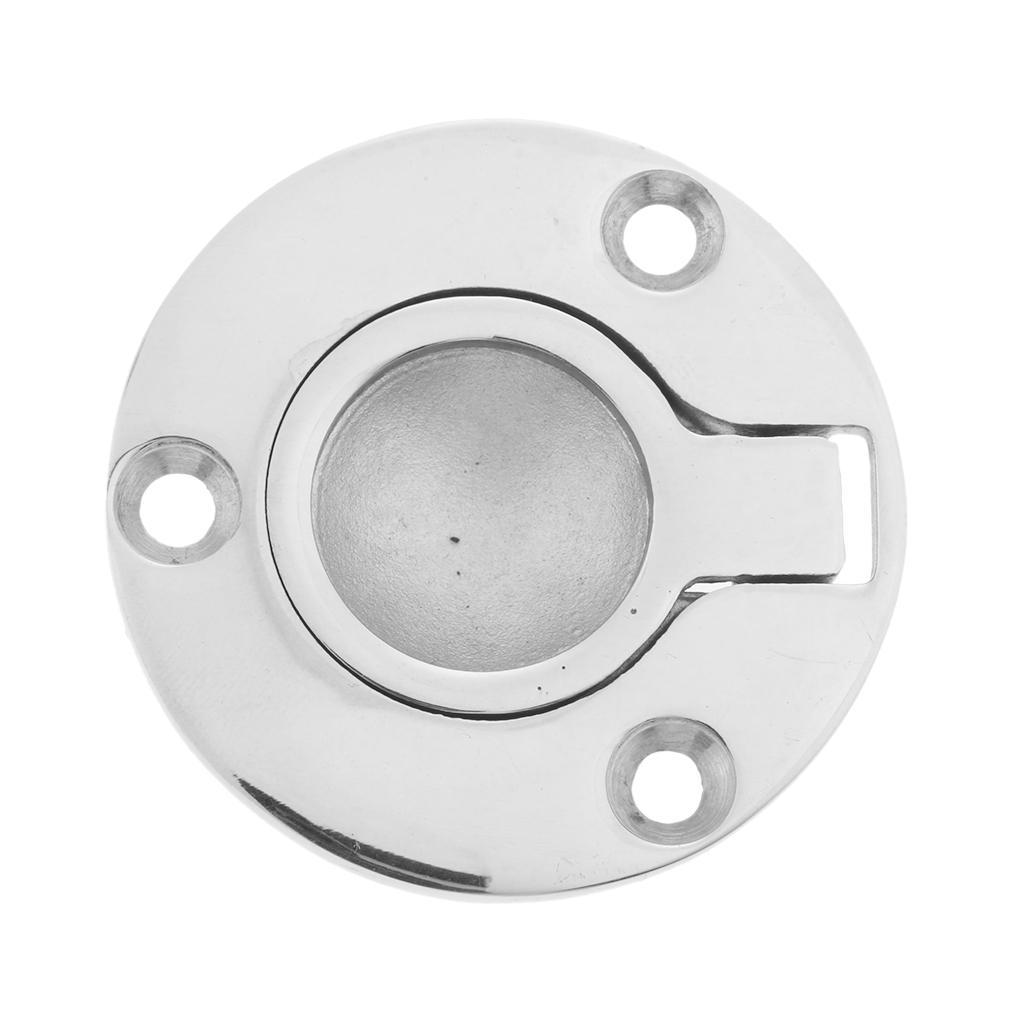 2X Boat 316 Stainless Steel Flush Lift / Pull Handle 50mm 2