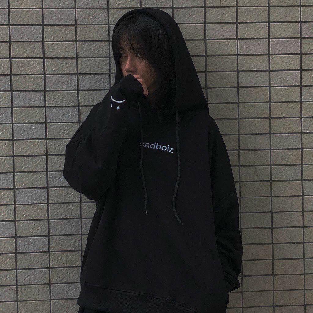 Áo khoác nỉ hoodie sadboiz signature , tee local brand basic sadboy sad cry form rộng unisex nam nữ ulzzang TTUN STORE