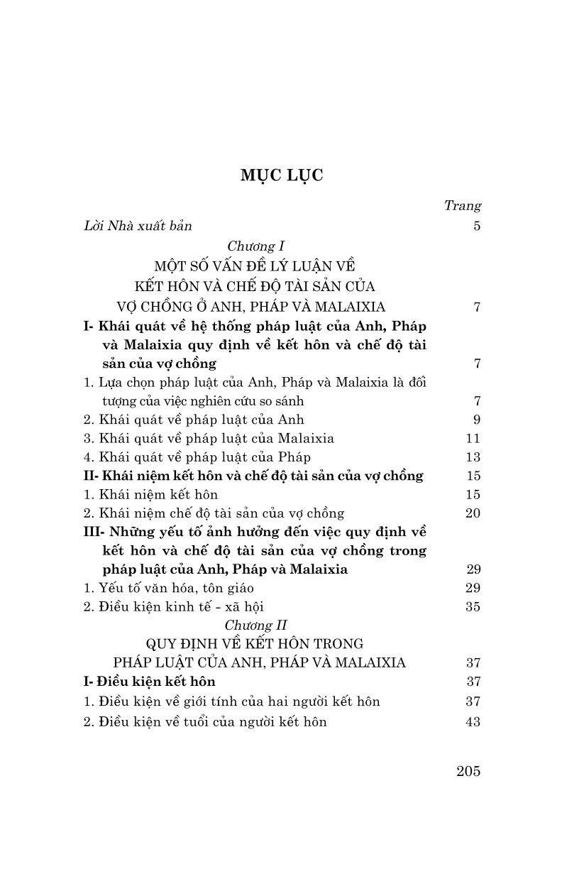 KẾT HÔN VÀ CHẾ ĐỘ TÀI SẢN CỦA VỢ CHỒNG TRONG PHÁP LUẬT MỘT SỐ NƯỚC VÀ KINH NGHIỆM TRONG VIỆC HOÀN THIỆN PHÁP LUẬT TẠI VIỆT NAM – Bùi Minh Hồng – NXB Chính trị quốc gia sự thật