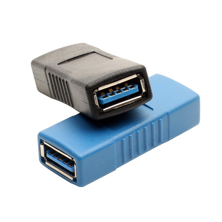 USB 3.0 Type A Female To Female Adapter Coupler Gender Changer Connector Cable Adapter for Laptop