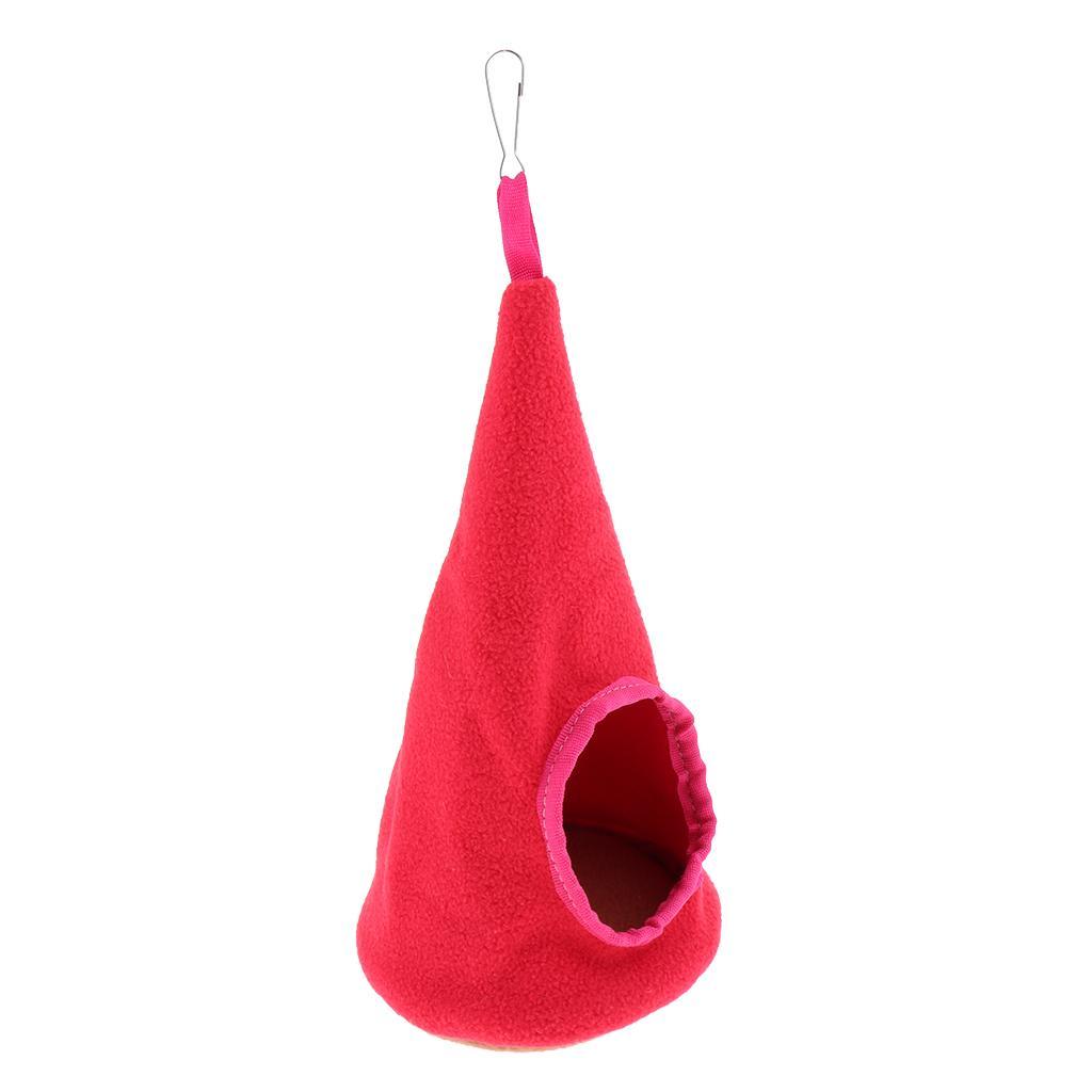 Santa Hat-Shaped Hamster Little Pet Chinchilla Squirrel Swing Hammock Sleeping Bag Hanging Nest