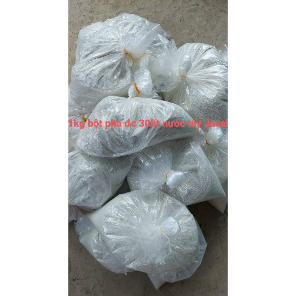 1 kg Bột pha nước tẩy quần áo Javel, pha được 30 lít nước tẩy javel, tiết kiệm chi phí