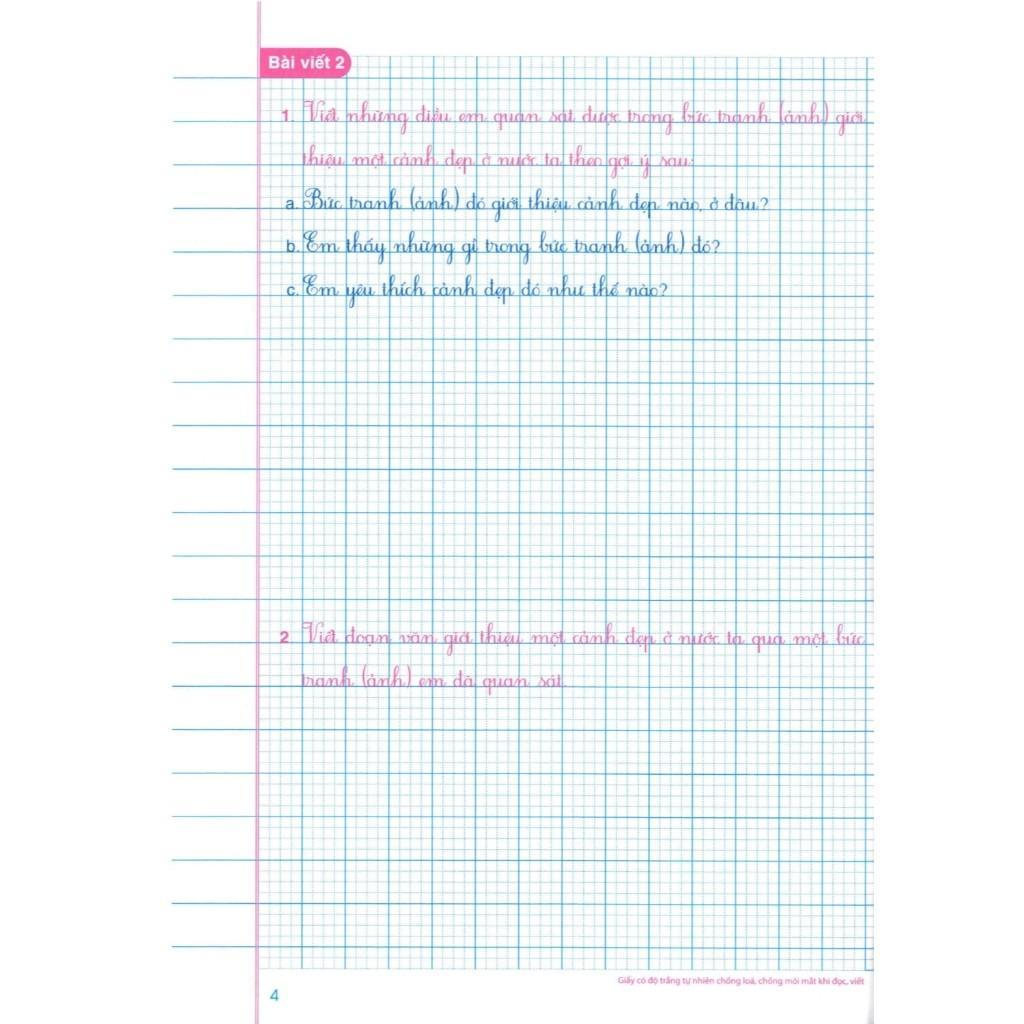 Sách - Vở Ô Li Bài Tập Tiếng Việt Lớp 3 - Tập 2 - Bám Sát SGK Cánh Diều - Hồng Ân