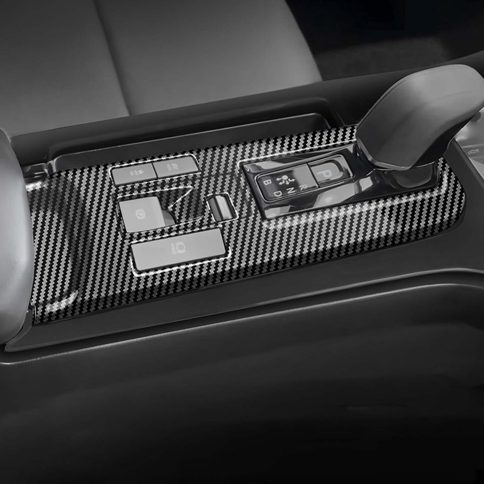 Car Gear Panel Console Sticker Premium for   Carbon fiber texture