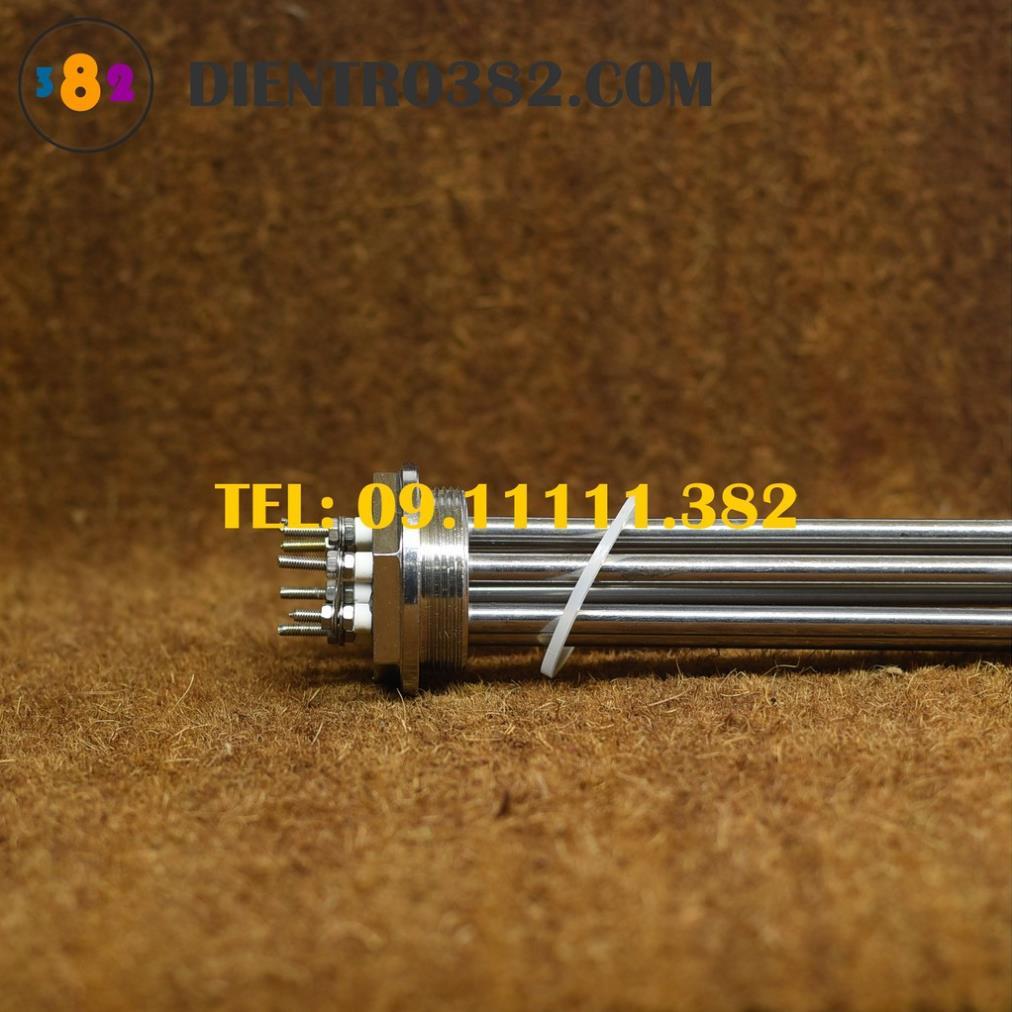 Điện trở củ ren phi 52, còng gia nhiệt phi 52, thanh điện trở ren phi 52 cho nồi hơi, nồi hấp...