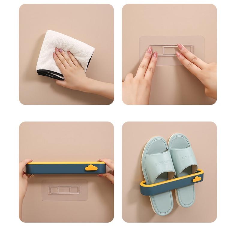 KỆ DÉP TREO TƯỜNG HÌNH ĐÁM MÂY GẮN TƯỜNG SIÊU BÁM DÍNH - GIÁ TREO GIÀY DÉP , TREO KHĂN , TREO ĐỒ ĐA NĂNG TIỆN DỤNG