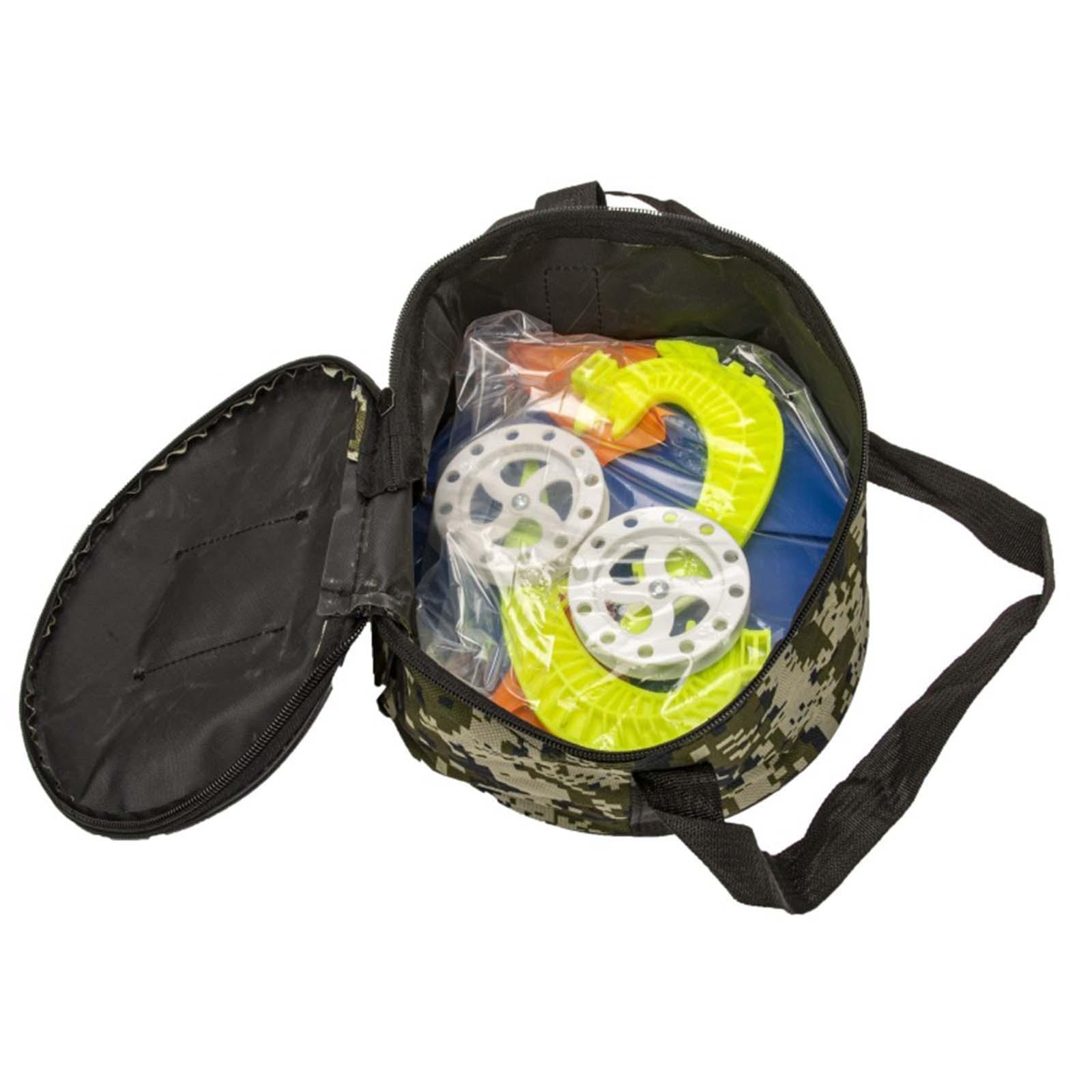 Fishing Tackle Bag Storage Bag Case Organizer Handbag Water Resistant Portable Carrier Fishing Accessories Bag