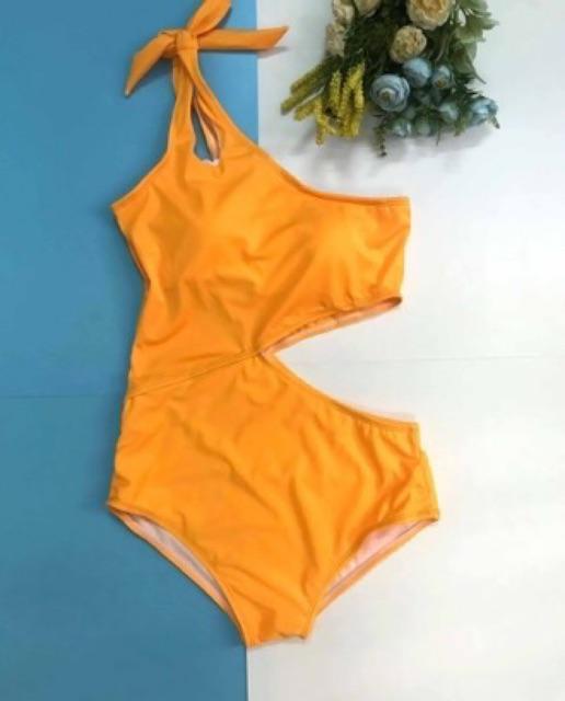 Bikini đồ bơi 1 mảnh lệch vai khoét eo