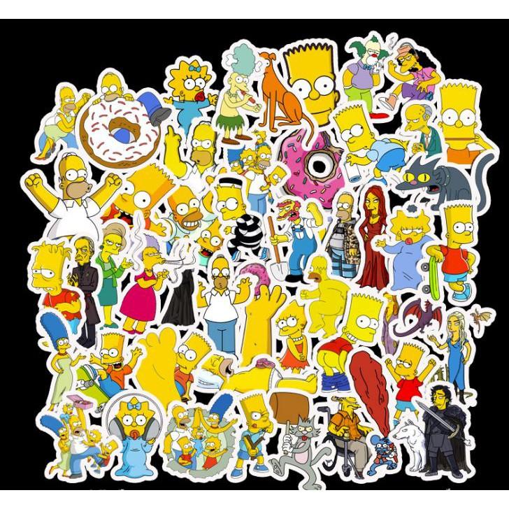 Sticker dán cao cấp SIMPSON Cực COOL ms#21