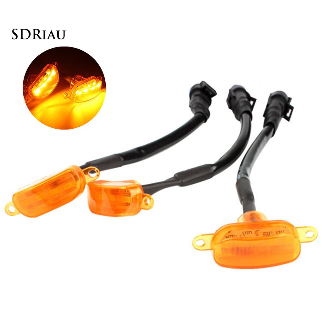 DC Bộ 3 Đèn Led Ánh Sáng Vàng Xqcdx 12v