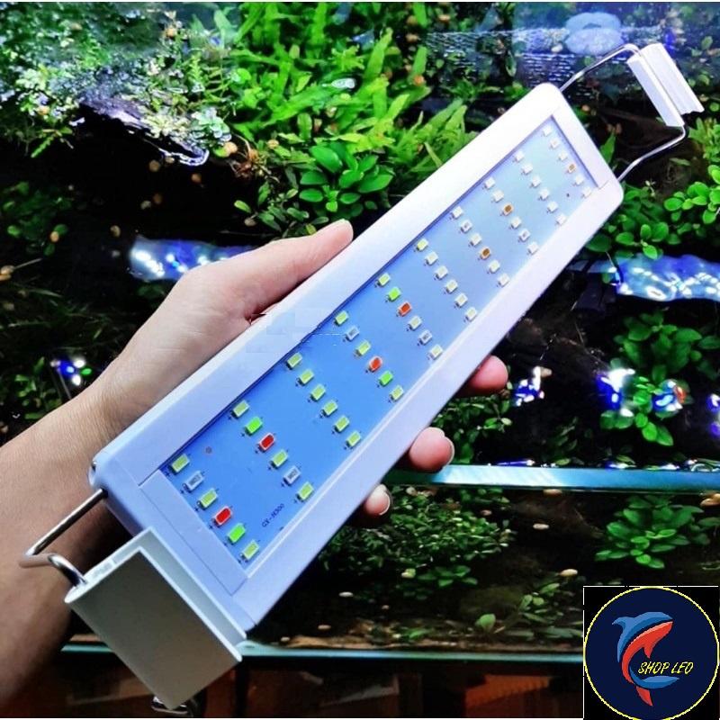 Đèn led siêu sáng WRGB 6 hàng led  - đèn cho bể thủy sinh - hồ cá cảnh - phụ kiện cá cảnh - shopleo