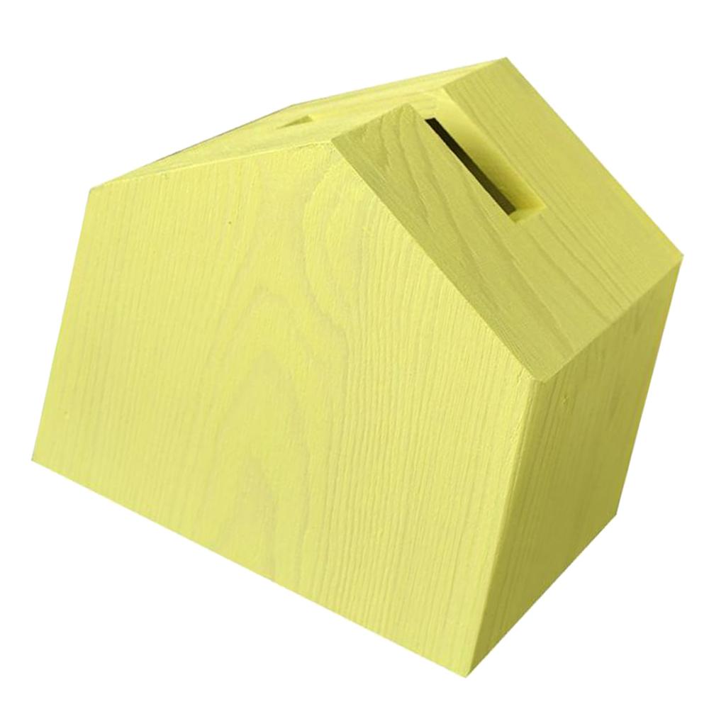 Wooden Tissue Box Cover Home Car Office Paper Napkin Holder Box