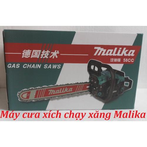 Máy cưa xích chạy xăng Malika