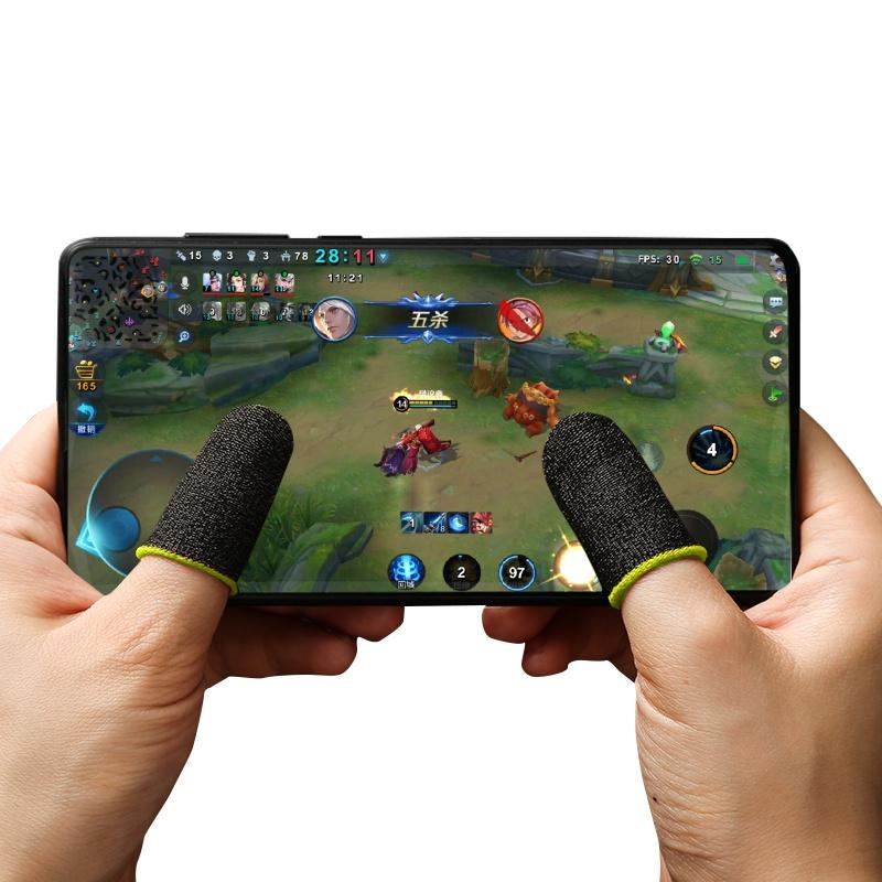 Bộ Bao 2 Ngón Tay Cảm Ứng Chuyên Dụng Chơi Game Mobile Chống Ra Mồ Hôi Tay