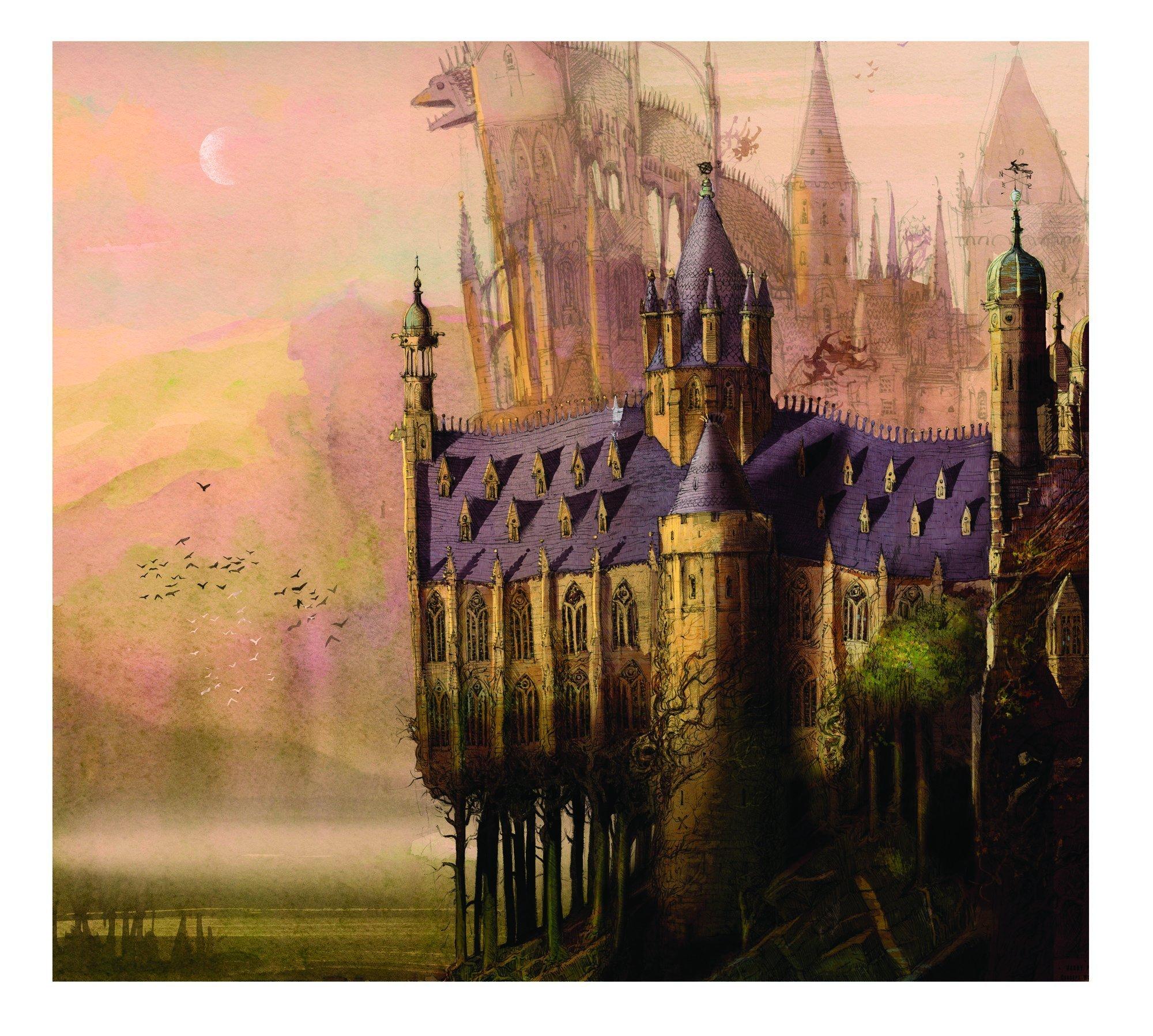 Sách Harry Potter Part 1: Harry Potter And The Philosopher's Stone (Hardback) Illustrated Edition (Harry Potter và Hòn đá Phù Thủy) (English Book)