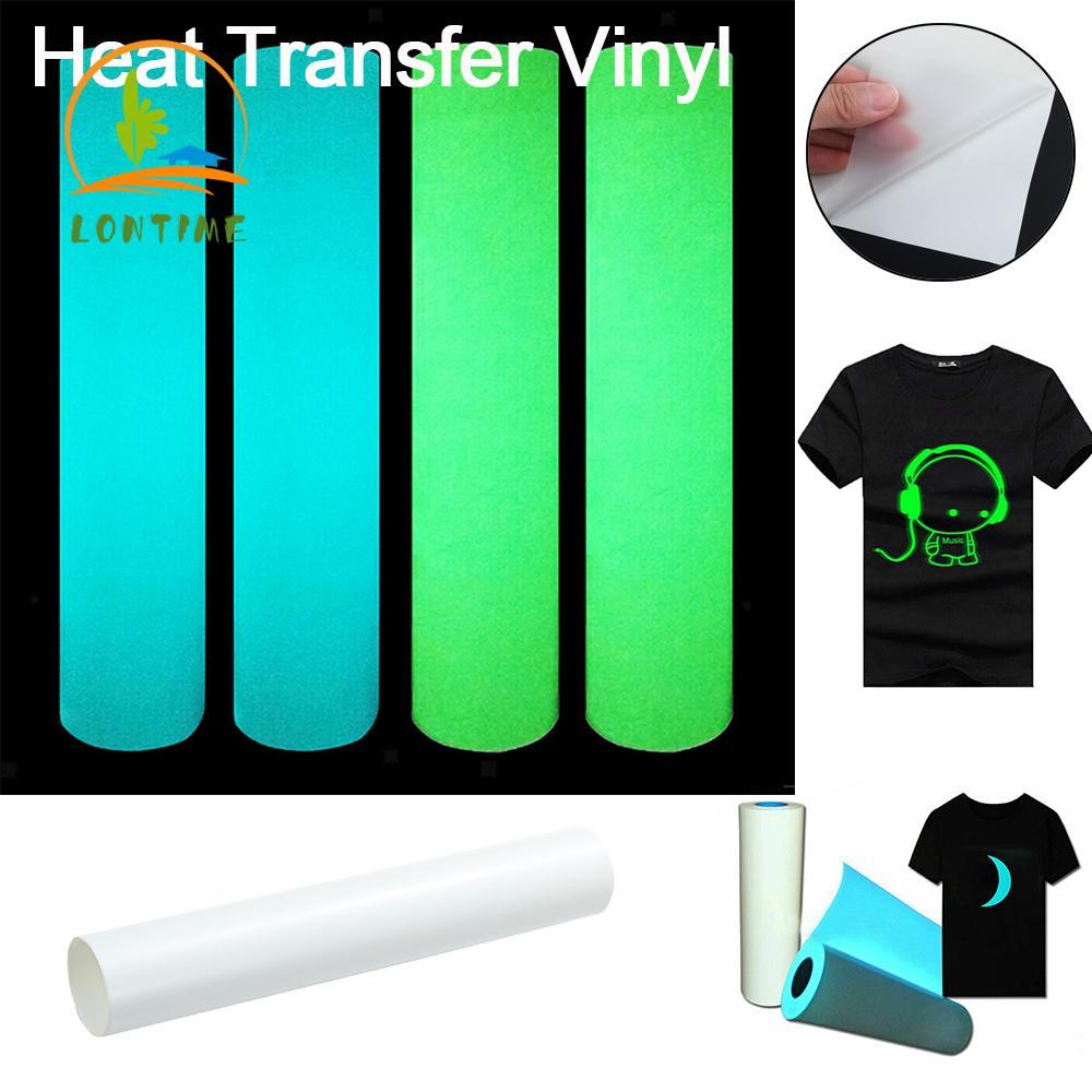 Miếng Dán Nhiệt Chất Liệu Vinyl Phát Sáng Nhiều Màu Trang Trí Quần Áo