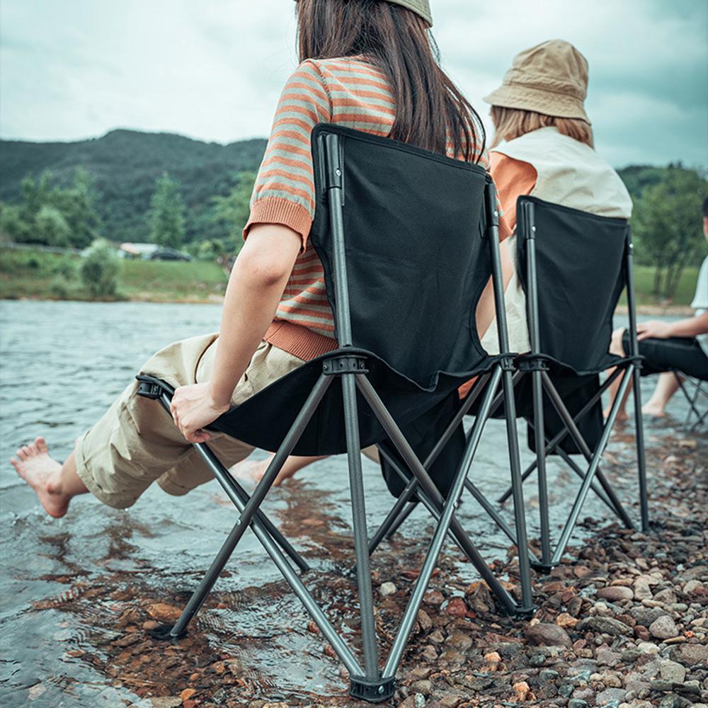 Portable Folding Camping Chair with Carrying Bag for Outdoor Camping Hiking Fishing Picnics