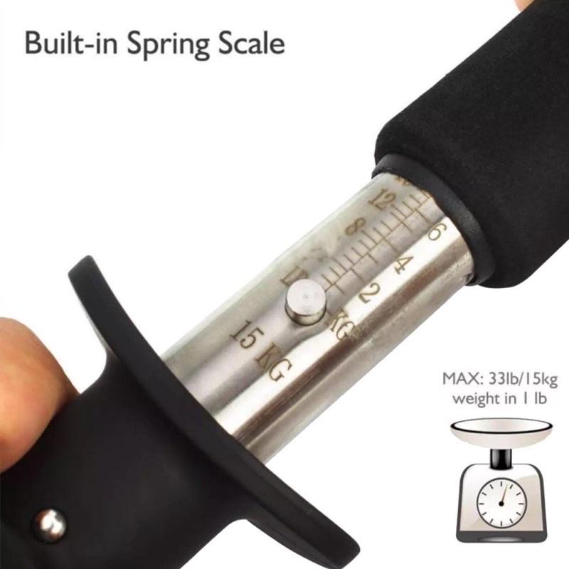 Kìm kẹp cá có cân inox hàng loại 1 y hình