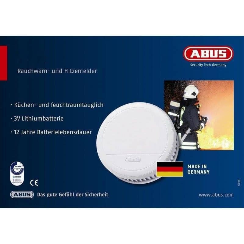 ABUS RWM165 - THIẾT BỊ BÁO ĐỘNG KHÓI KHÔNG DÂY