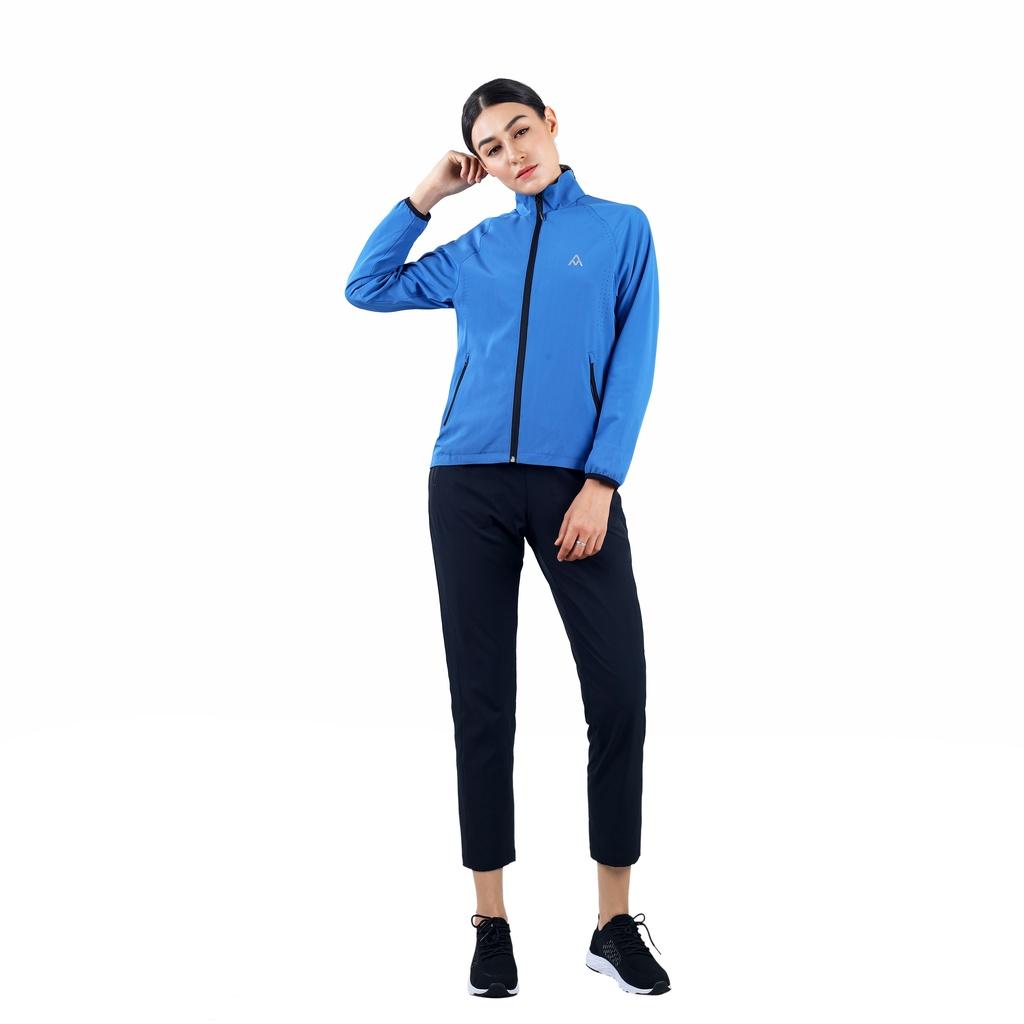 Bộ quần áo thể thao nữ mulet AM WJK003 Raflan, dáng Slimfit, vận động thoải mái, không bai xù Sport1