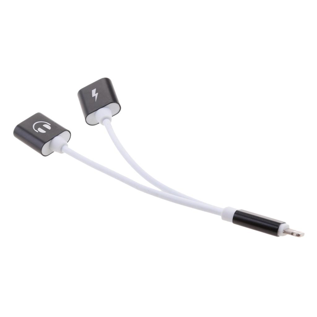 Headphones Charger & Audio Splitter Adapter For