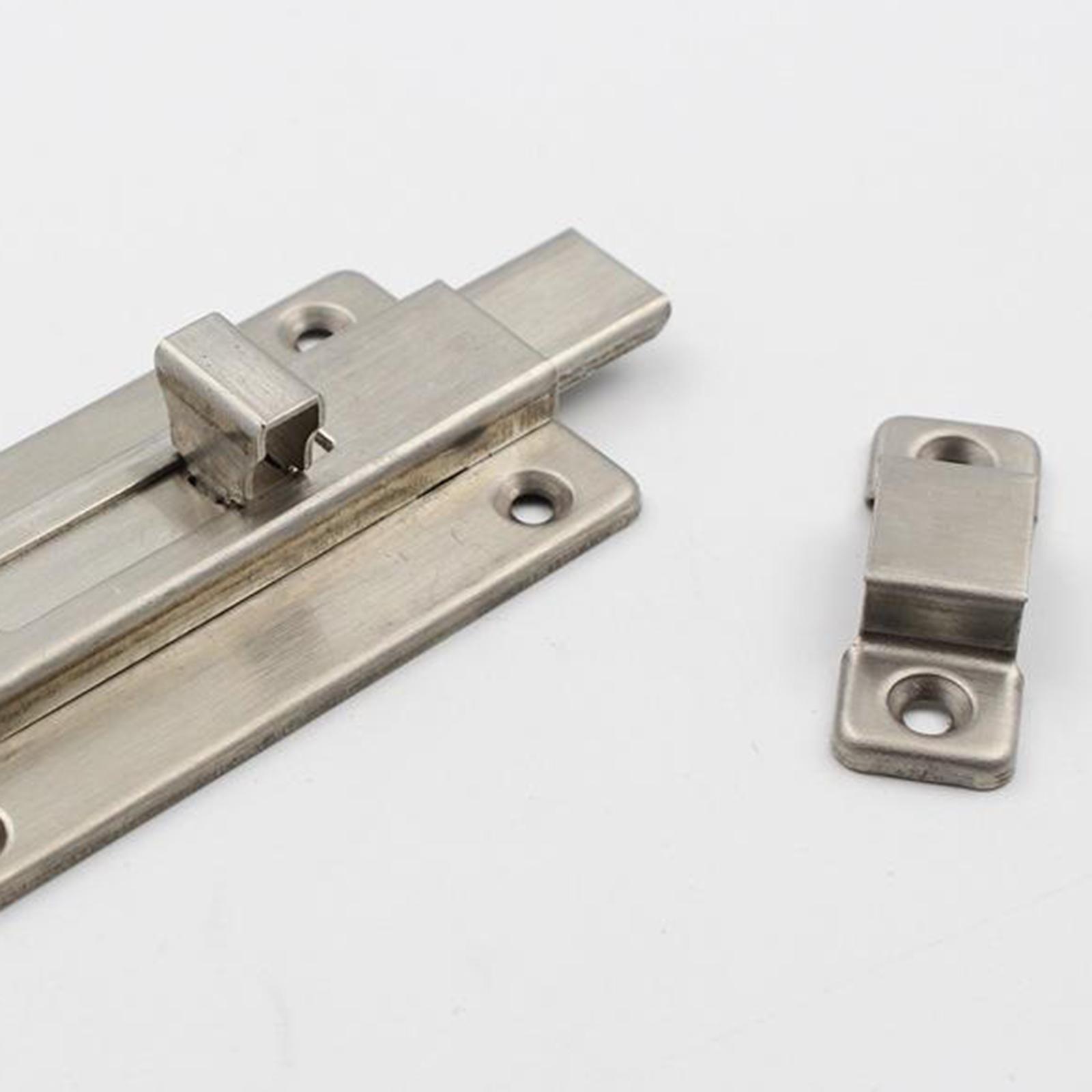 3 Heavy Duty Door  Slide Latch Locks with 4 Inch Screws