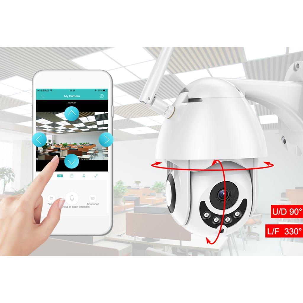 1080P WIFI PTZ  Speed Dome Camera Waterproof IR Home Security